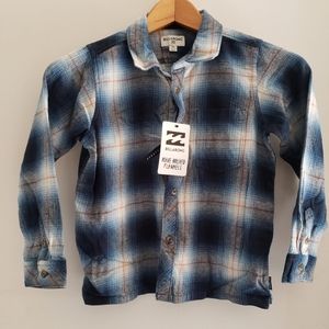 Billabong Boys' Coastline Long Sleeve Flannel
